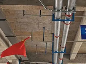 嵩明管廊支架的安装方法
