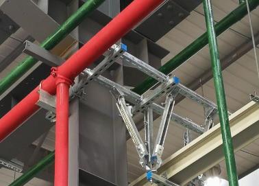 嵩明该抗震支架的整体式支吊架结构协调性好